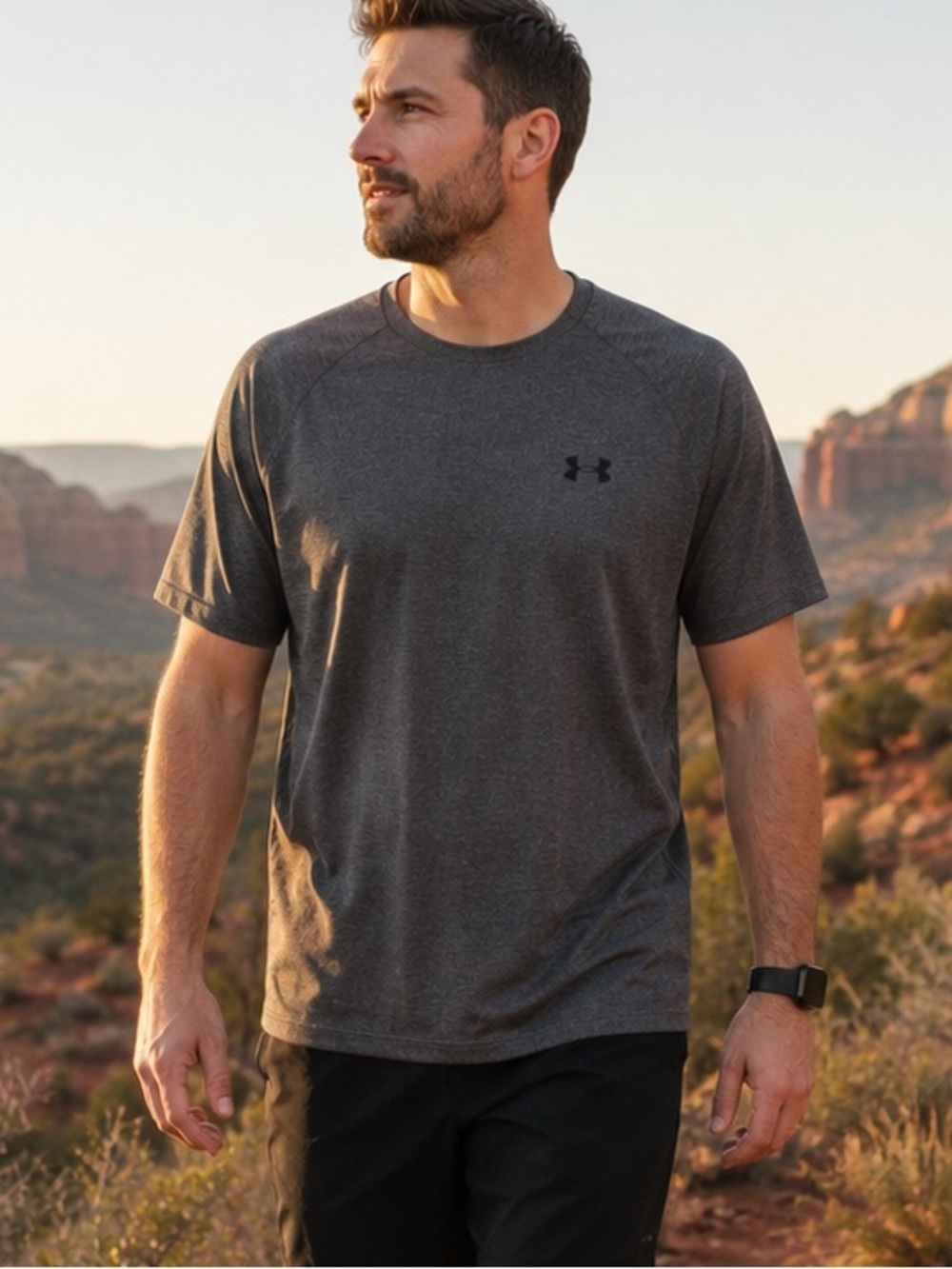 Under Armour Tech 2.0 Tee Men’s Medium NWT Charcoal Gray Loose Fit Shirt